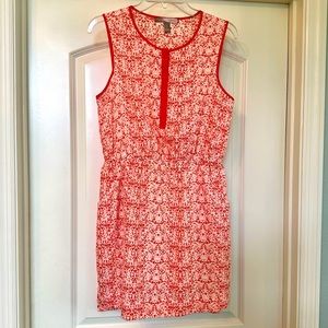 Adorable Forever 21 Coral & White Dress - Brand new condition!